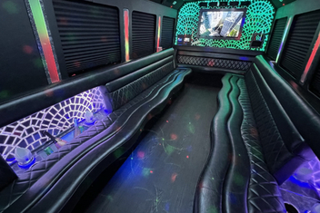 Anchorage Limo Bus Interior