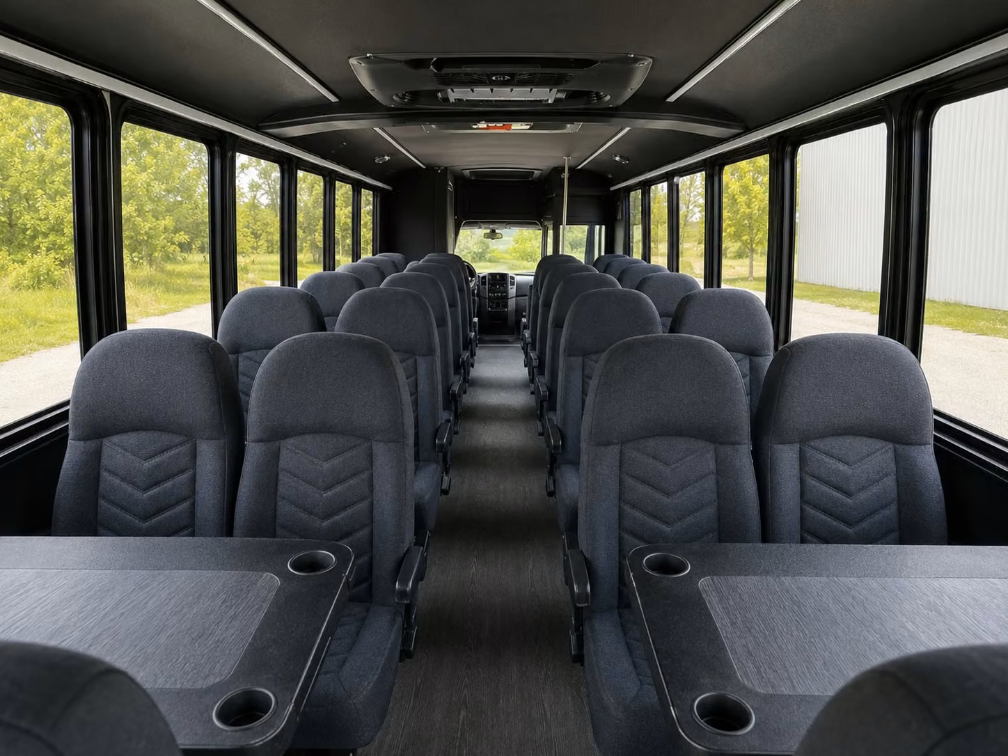 20 passenger minibus interior