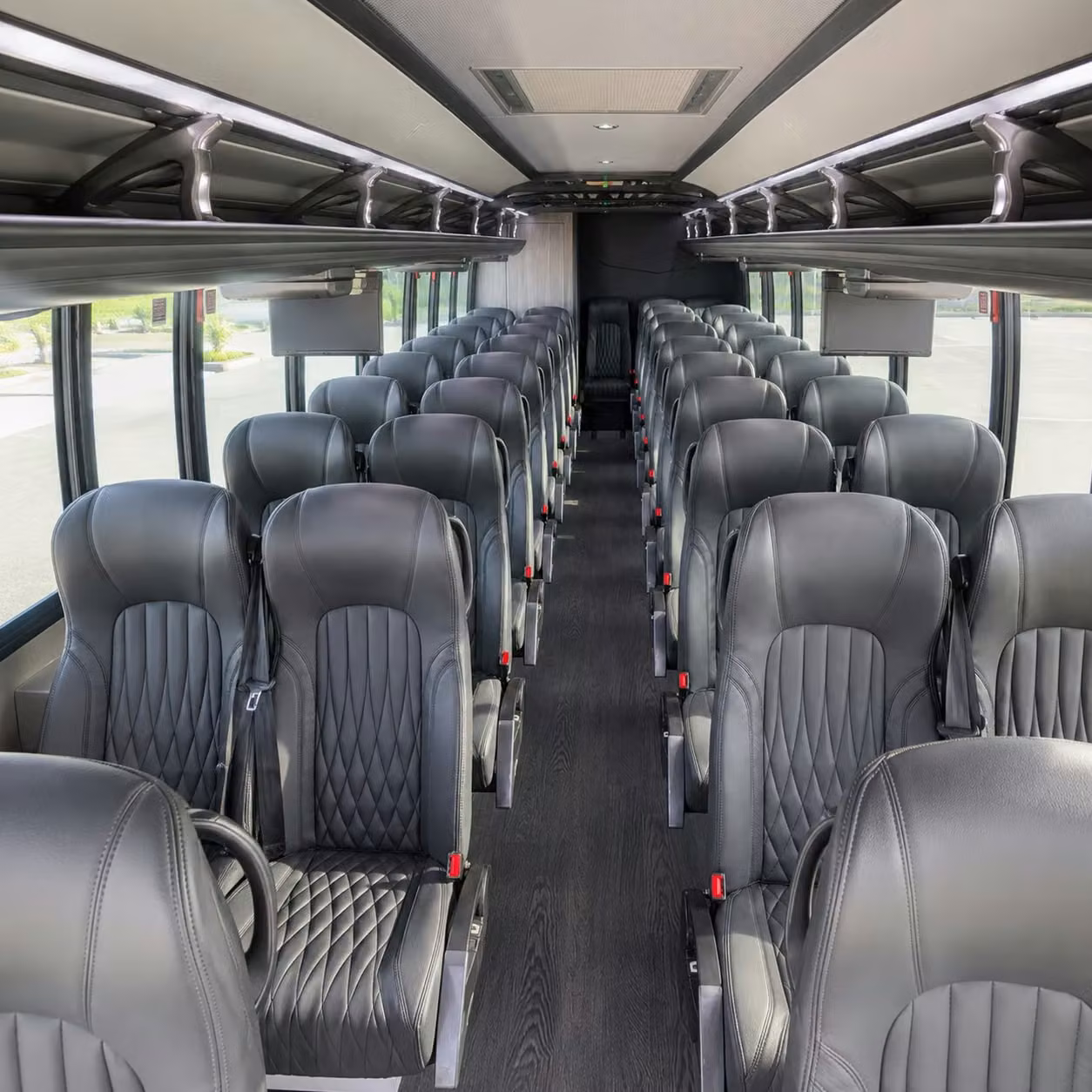 25 passenger minibus interior