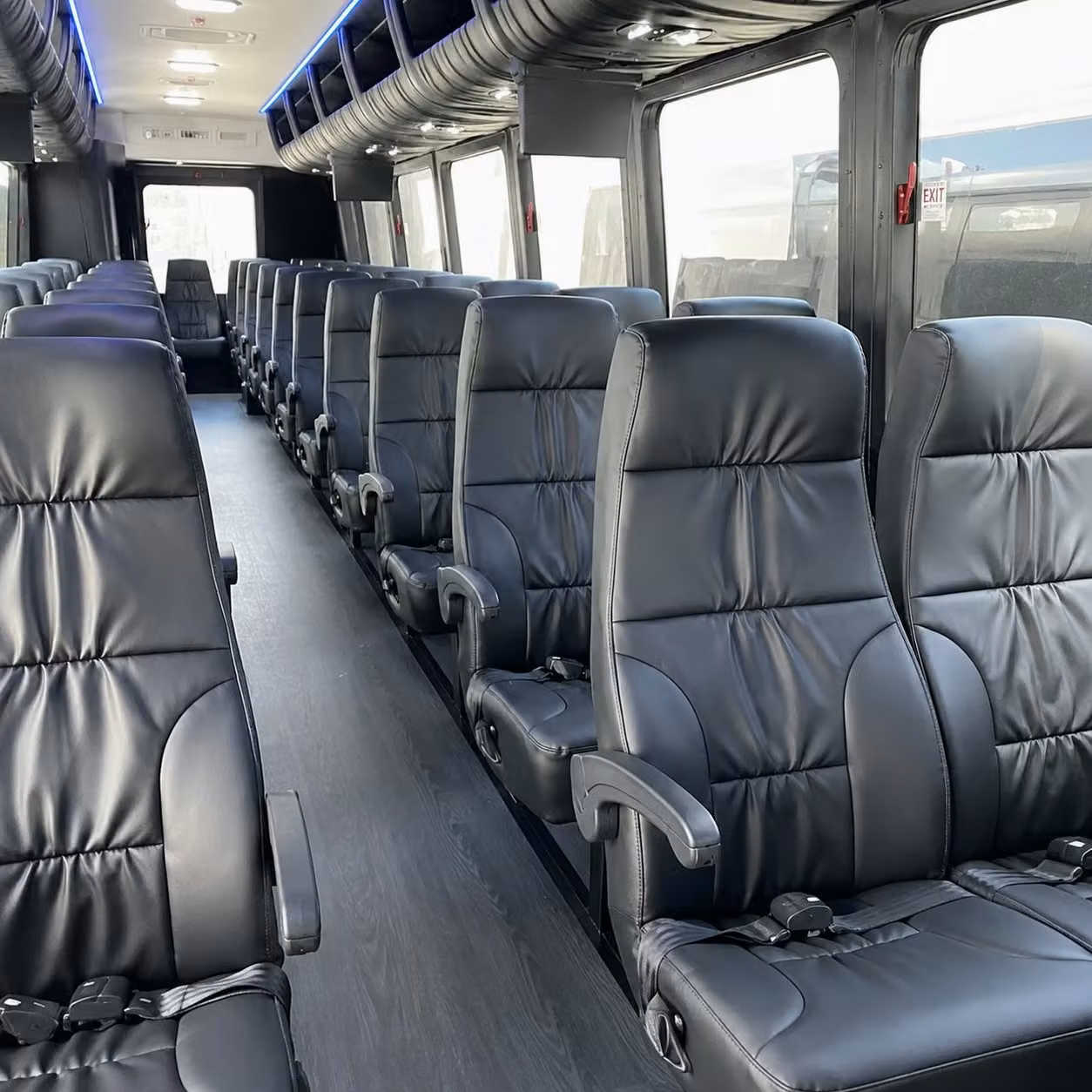 28 passenger minibus interior