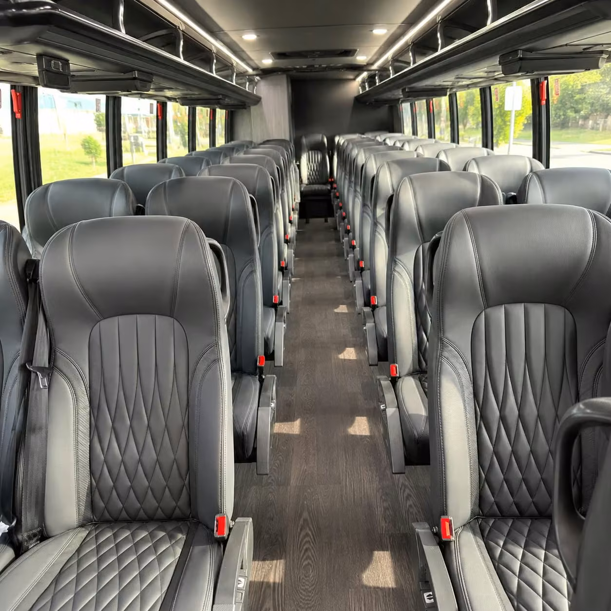35 passenger minibus interior