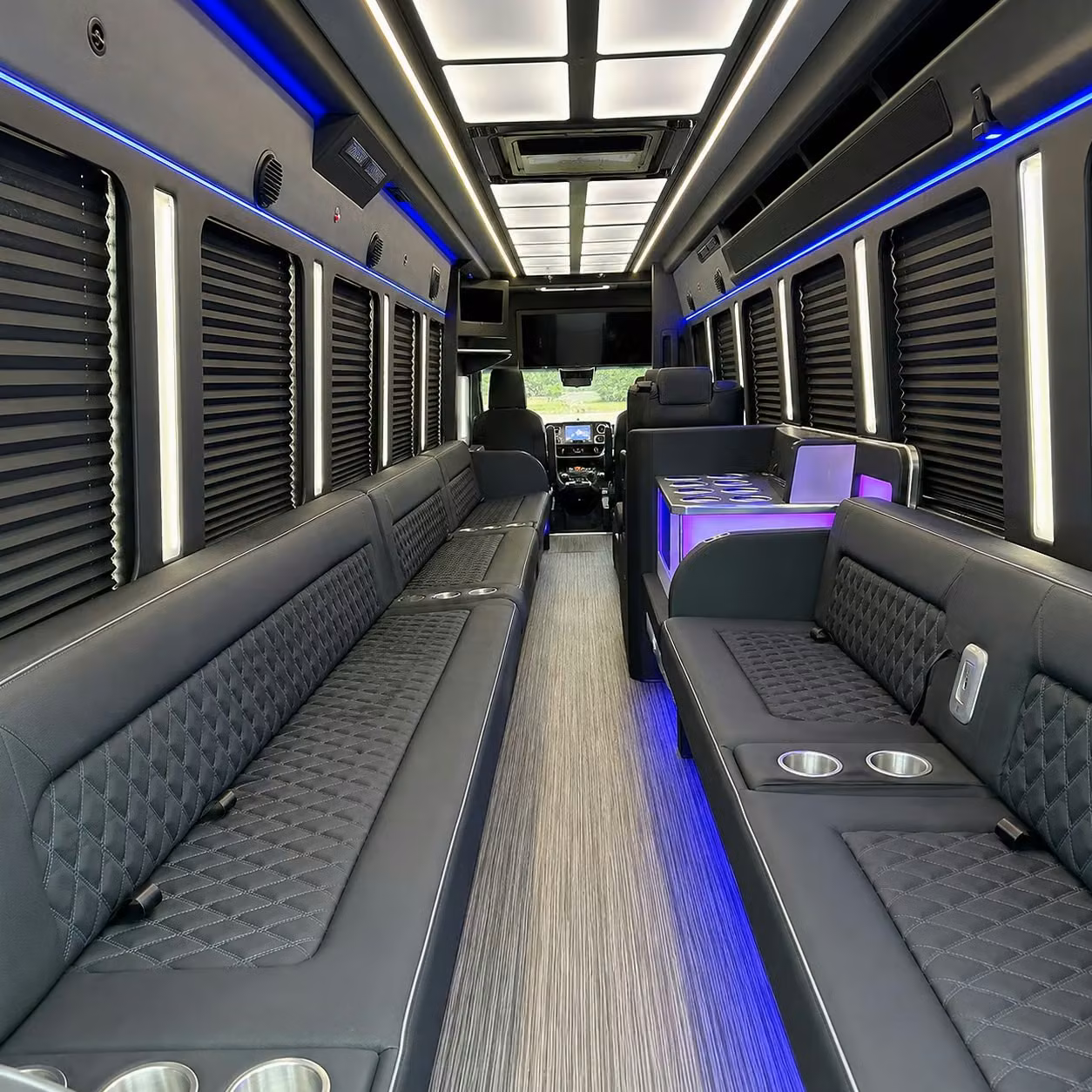 party bus interior