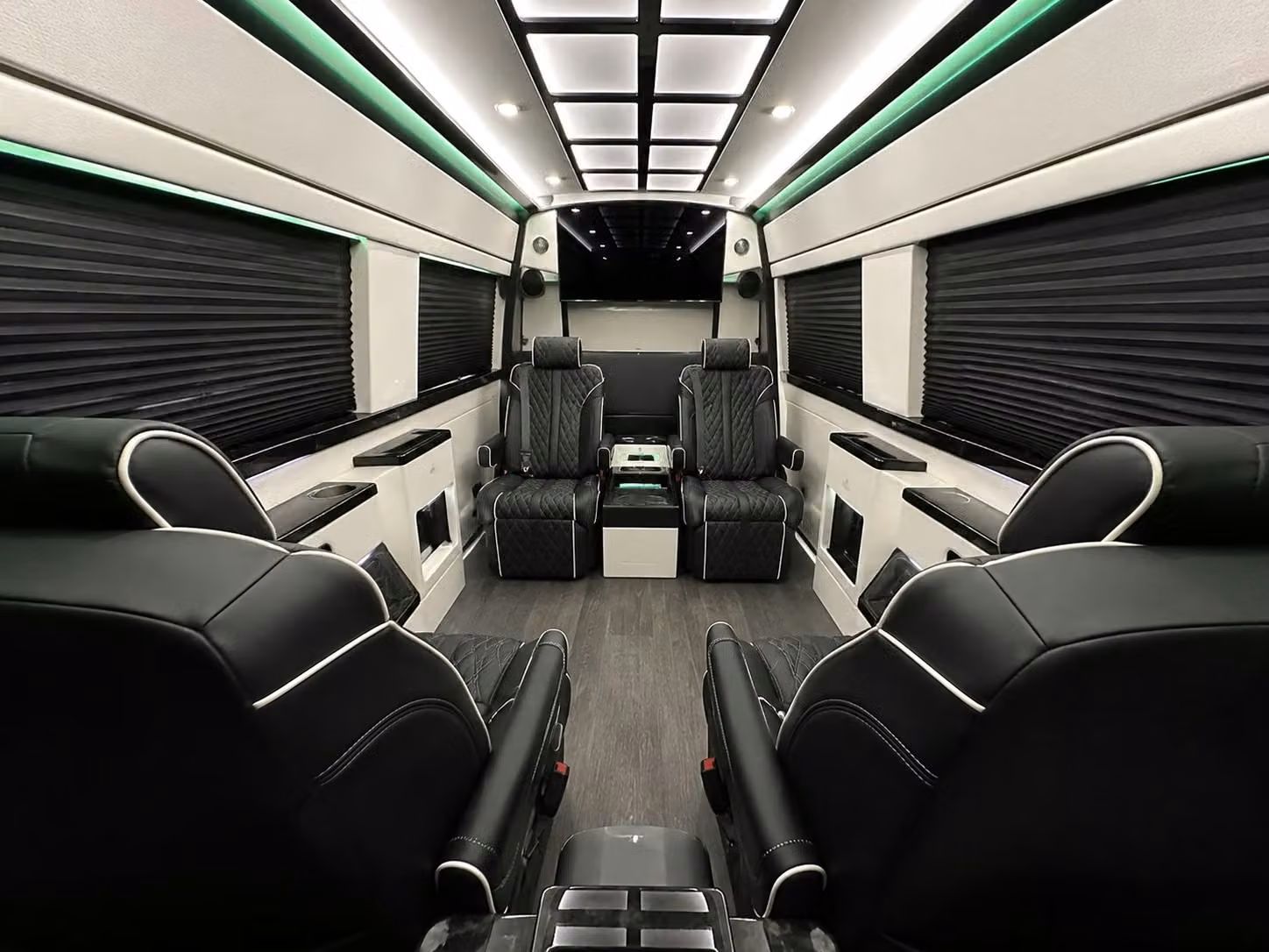 sprinter van with driver inside