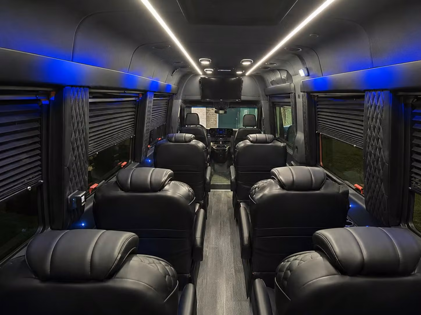sprinter van with driver interior